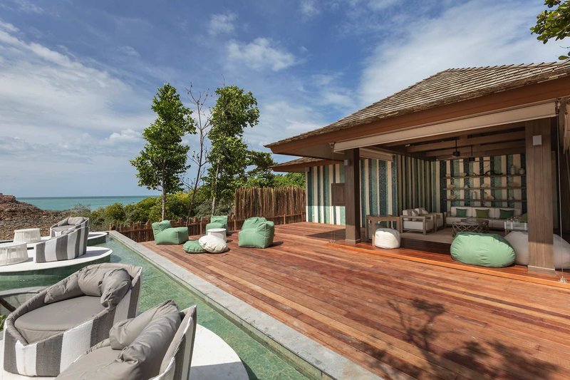 Cape Fahn Hotel in Ko Samui, Koh Samui (Thailand) Terrasse