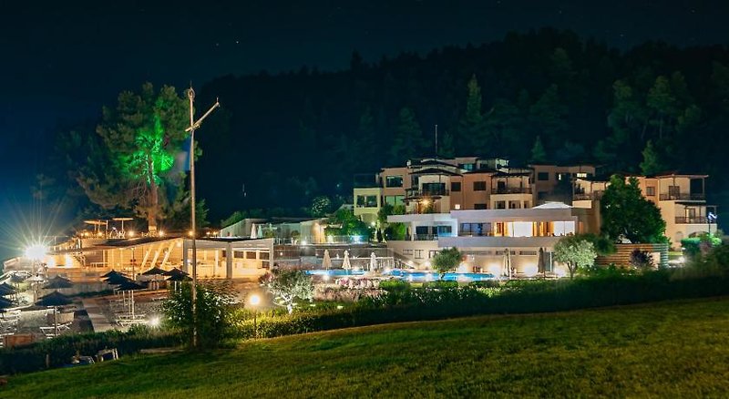 Elani Bay Resort in Siviri, Thessaloniki (Chalkidiki) Außenaufnahme
