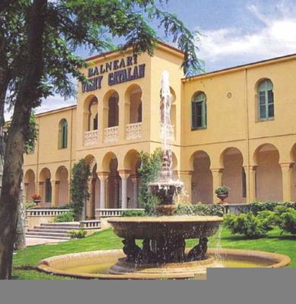 Hotel Balneari Vichy Catalan in Caldes de Malavella, Gerona Außenaufnahme