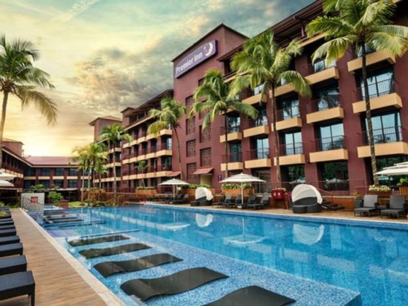 Caspia Hotel Goa in Anjuna, Goa (Indien) Pool