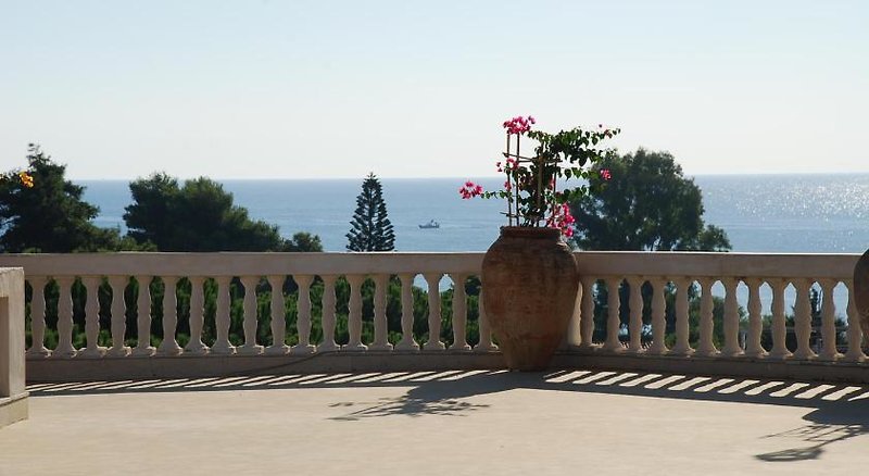 Villa Cefalà in Santa Flavia, Palermo Landschaft
