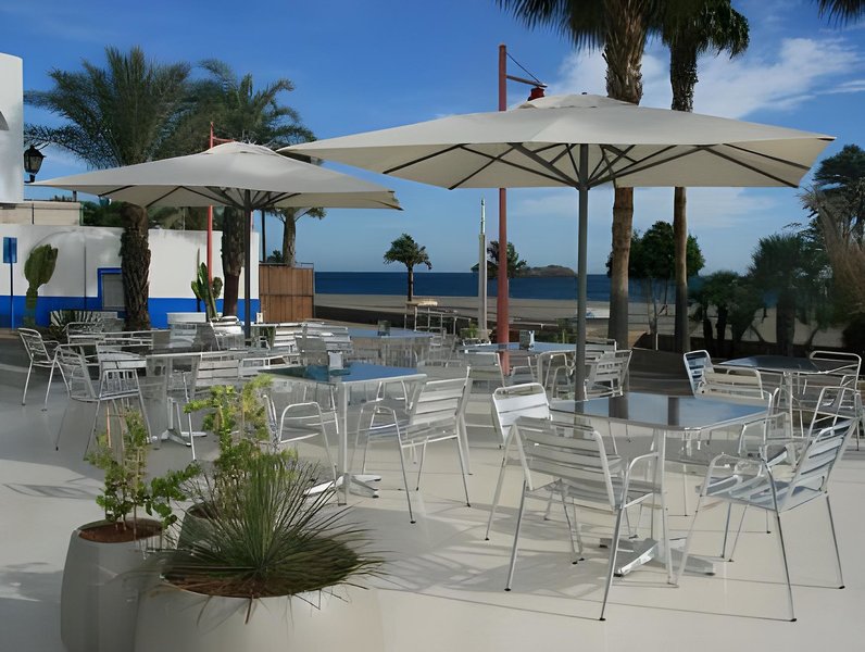 Hotel Las Palmas in Carboneras, Almeria Terrasse Hotel Las Palmas in Carboneras, Almeria Terrasse