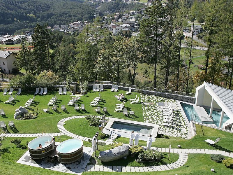 Grand Hotel Bagni Nuovi in Valdidentro, Mailand (Bergamo) Garten