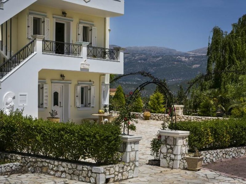Evis Gardens in Lakithra, Kefalonia Außenaufnahme