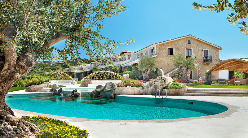 Hotel Pulicinu in Arzachena-Baia Sardinia, Olbia,Sardinien Pool