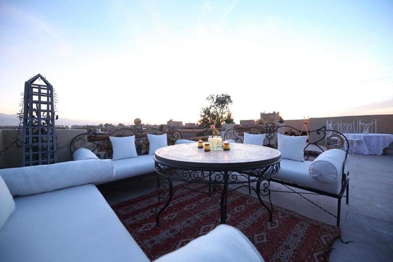 Riad Oum H&N in Marrakesch, Marrakesch (Marokko) Terrasse