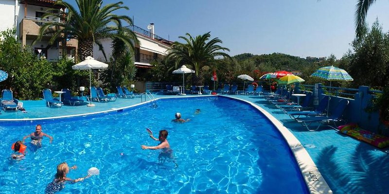 Nikolas Studios and Apartments in Megali Ammos, Skiathos Pool