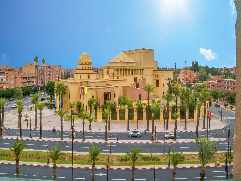 Mogador Opera in Marrakesch, Marrakesch (Marokko) Terasse