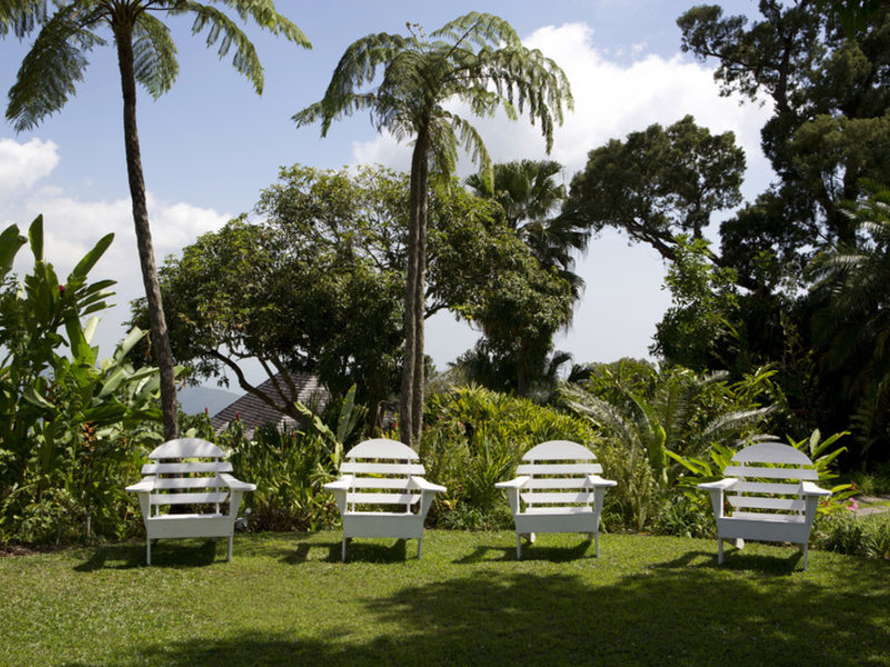 Strawberry Hill in Blue Mountains, Montego Bay (Jamaika) Garten