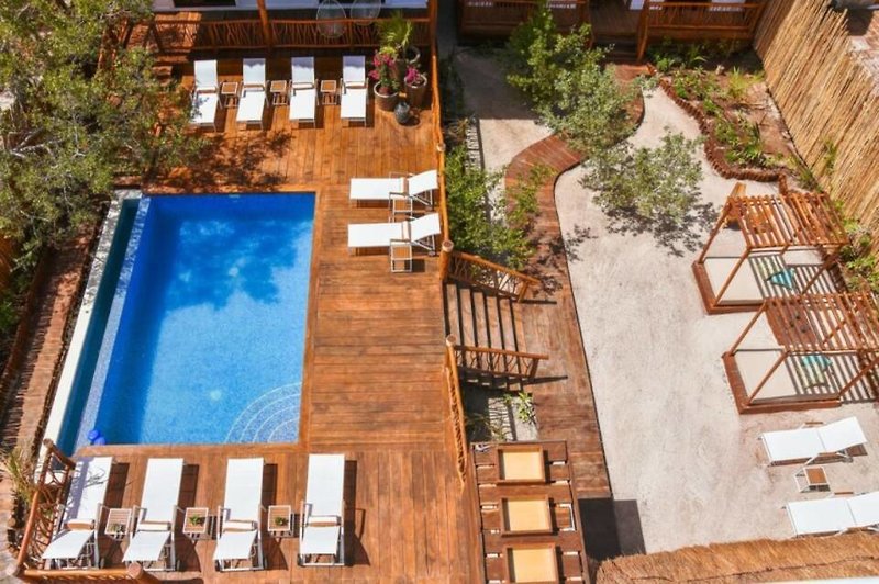 Casa HX in Isla Holbox, Cancun Terrasse