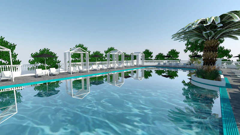 Bianco Olympico Beach Resort in Vatopedi, Thessaloniki (Chalkidiki) Außenaufnahme