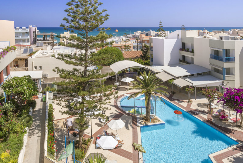 Ibiscos Garden Hotel in Rethymno, Heraklion (Kreta) Pool