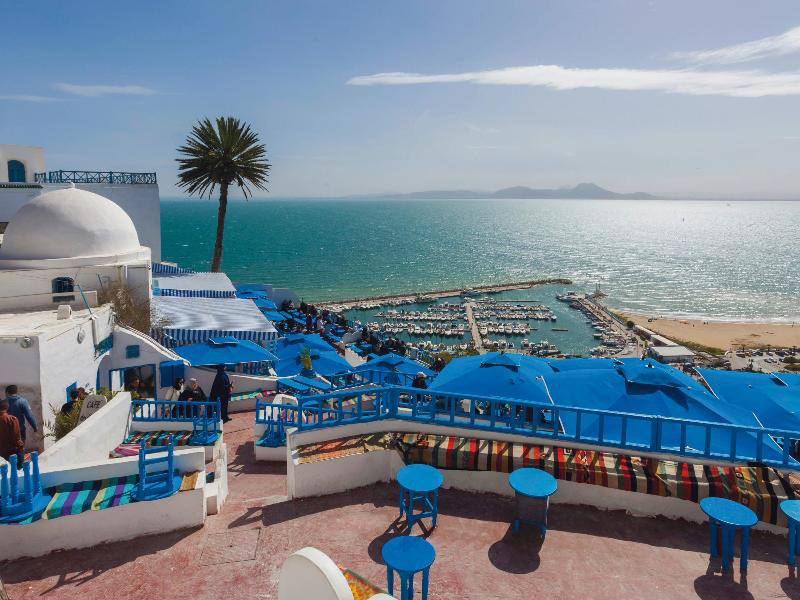 Mövenpick Hotel du Lac Tunis in Tunis, Tunis (Tunesien) Terrasse