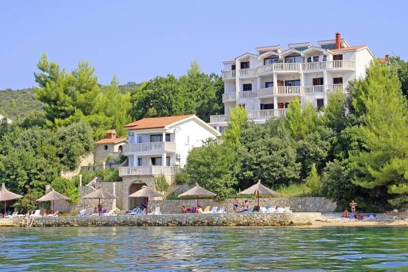 Hotel Lucija in Posedarje, Zadar (Kroatien) Außenaufnahme