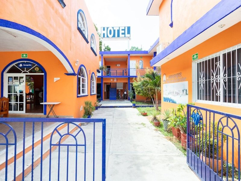 Hotel Hacienda Bacalar in Bacalar, Cancun Außenaufnahme