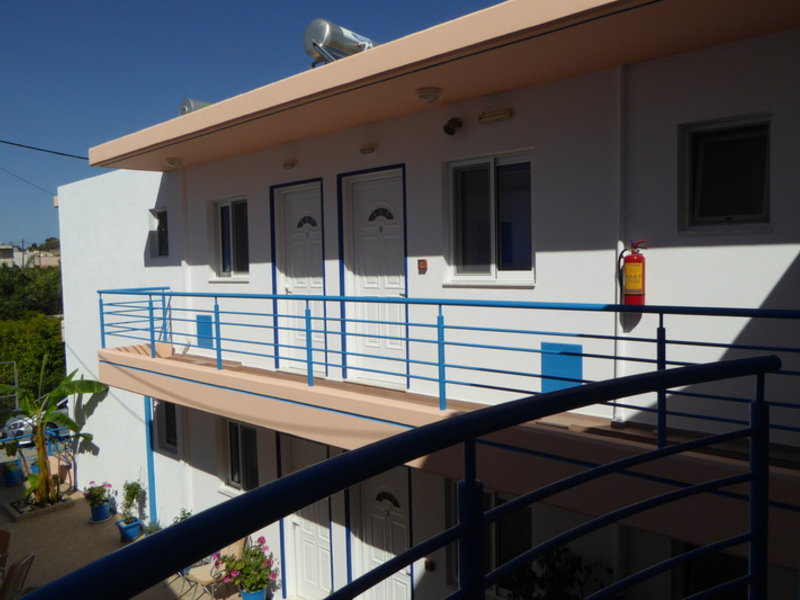 Acapulco Apartments in Afandou, Rhodos Terasse