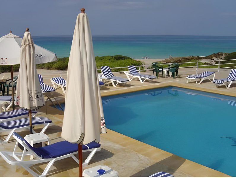 Hostal Maysi in Playa Mitjorn, Ibiza Pool