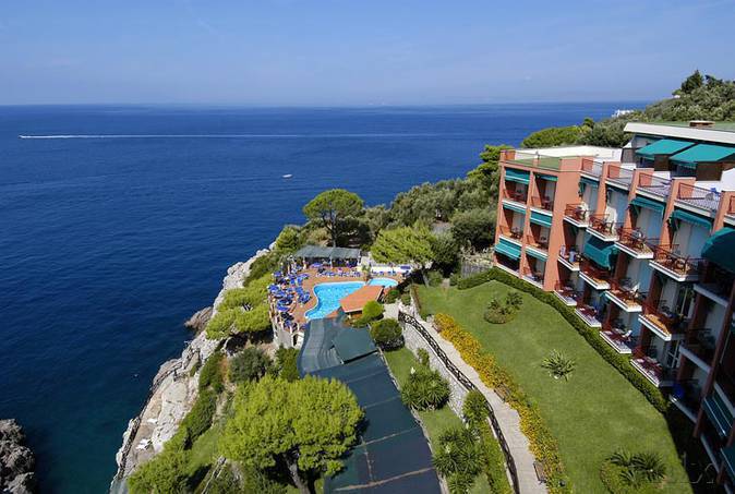 Hotel Delfino in Massa Lubrense, Neapel Landschaft