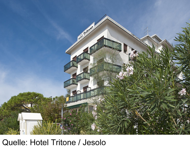 Hotel Tritone in Lido di Jesolo, Venedig Außenaufnahme
