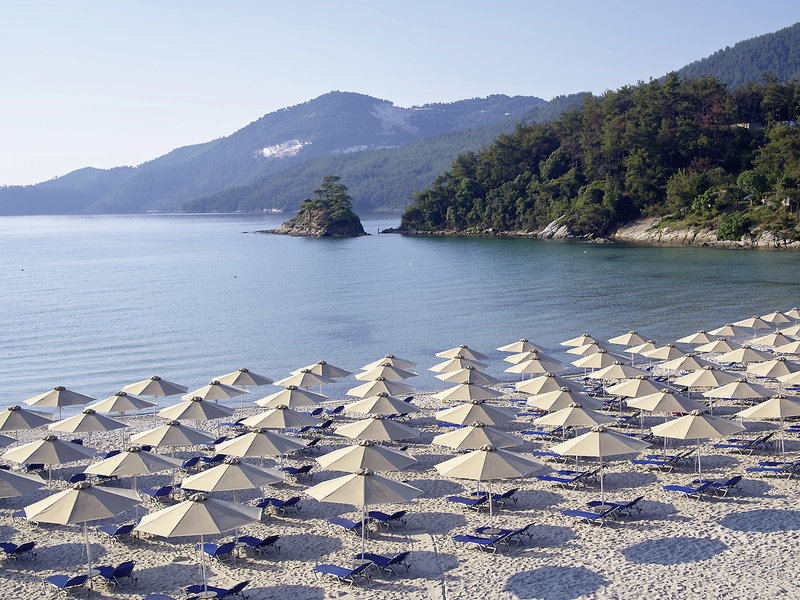 Makryammos Bungalows in Makryammos, Kavala (Thassos) Landschaft