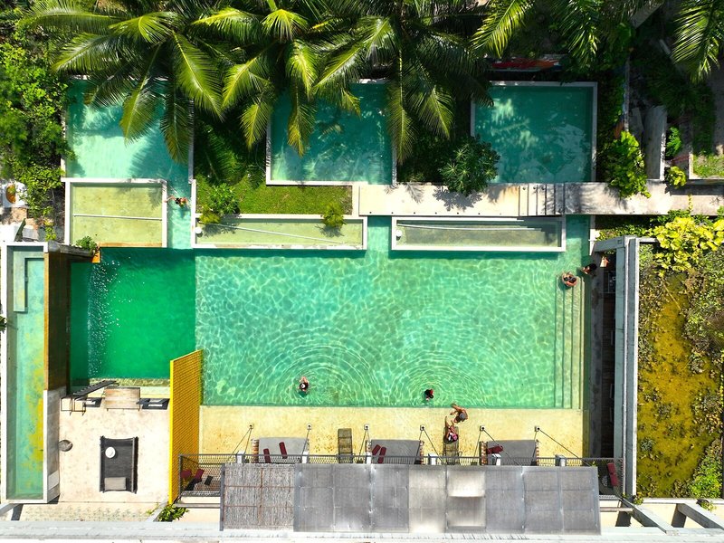 Hotel Eco Boutique Makaaba in Bacalar, Cancun Pool
