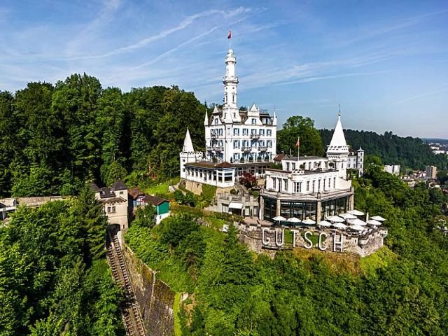 Hotel Château Gütsch in Luzern, Z�rich (CH) Landschaft
