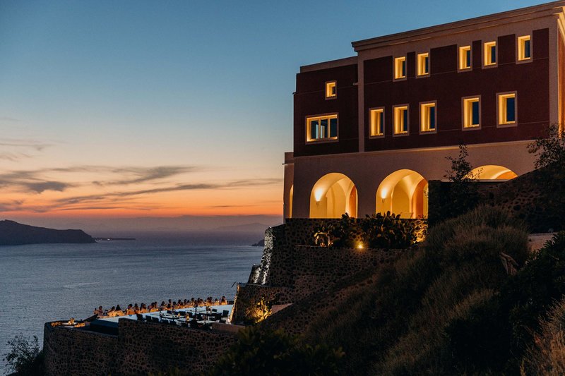 Villa Bordeaux in Fira, Santorini Außenaufnahme