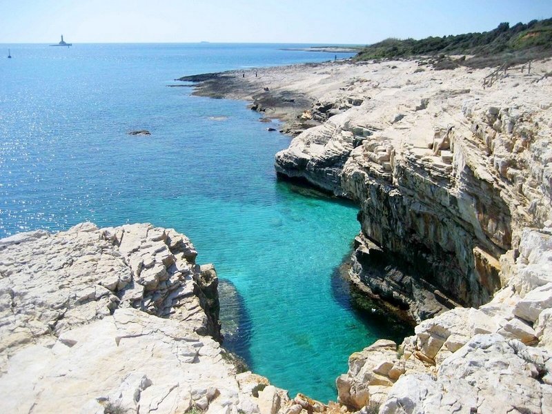 Salù in Premantura, Pula (Kroatien) Strand