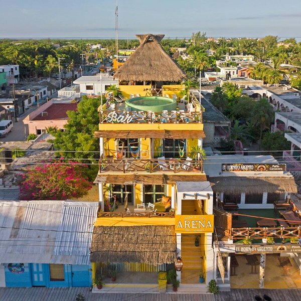Arena Hotel in Isla Holbox, Cancun Außenaufnahme