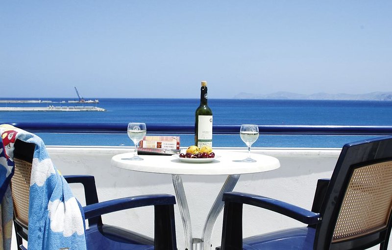 Portobelis Apartments in Sitia, Heraklion (Kreta) Terasse
