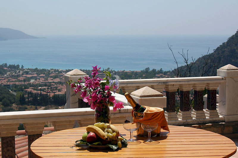 Villa Symbola in Ölüdeniz, Dalaman Terasse