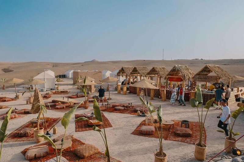 Selina Agafay Nomad Camp in Agafay, Marrakesch (Marokko) Strand