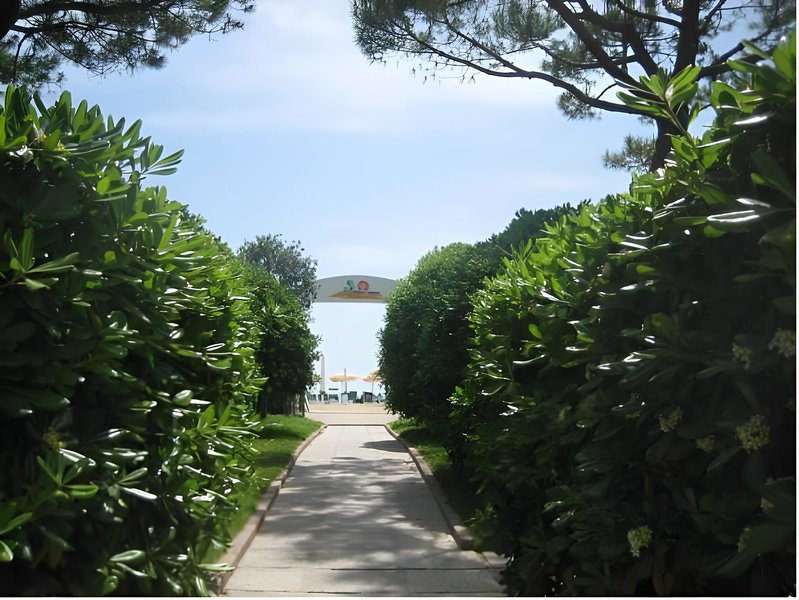 Hotel Bauer und Sporting in Lido di Jesolo, Venedig Garten