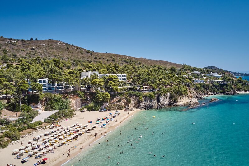 White Rocks Hotel Kefalonia in Platis Gialos, Kefalonia Strand
