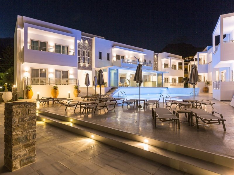 Cyano Hotel in Agios Vasileios, Chania (Kreta) Außenaufnahme