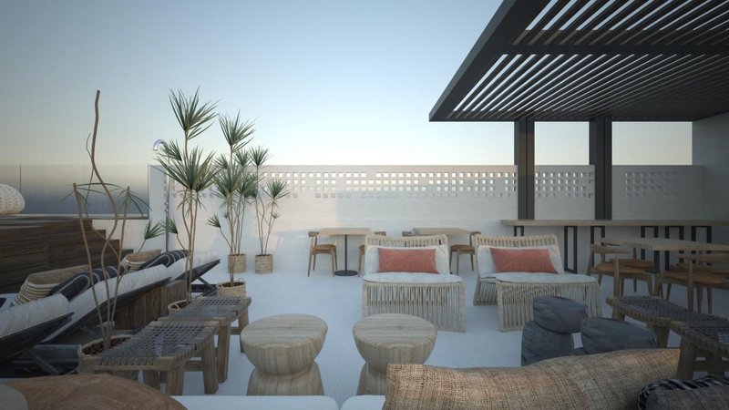 LUMO Boutique Suites in Plakias, Chania (Kreta) Terrasse