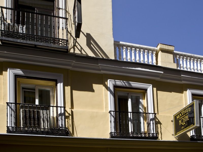 Hostal Matheu in Madrid, Madrid Terasse