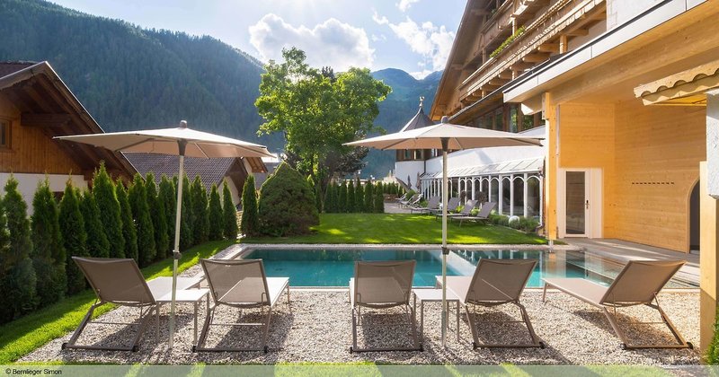 Hotel Valserhof in Vals, Innsbruck (AT) Pool