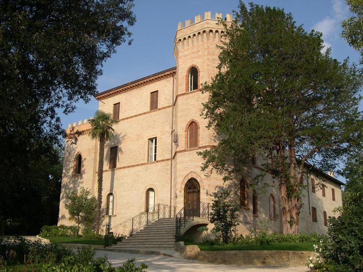 Castello Montegiove in Fano, Venedig Außenaufnahme