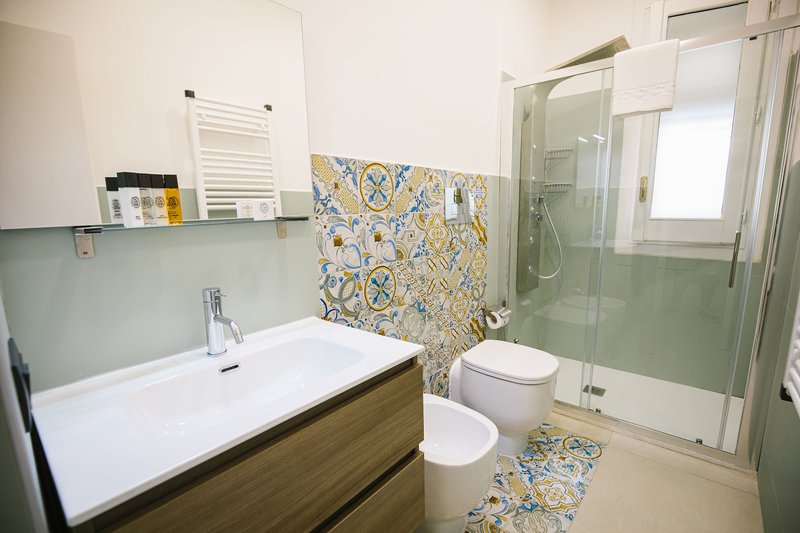 Villa Calipso in Mondello, Palermo Badezimmer