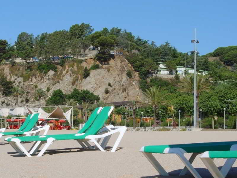 Camping el Far in Calella de la Costa, Barcelona Strand