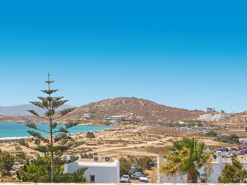 Golden Coast in Agios Prokopios, Santorini Landschaft