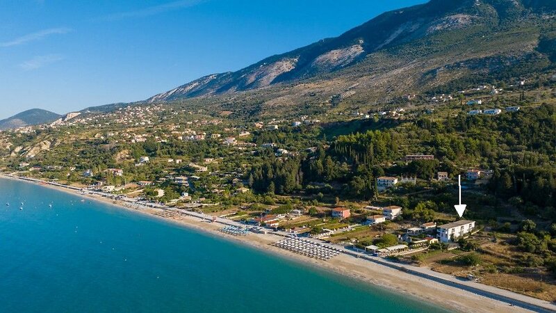 Aridas at the Beach in Lourdata, Kefalonia Landschaft