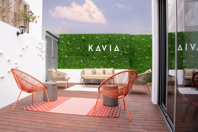 Kavia Hotel Do Largo in Cascais, Lissabon Terrasse