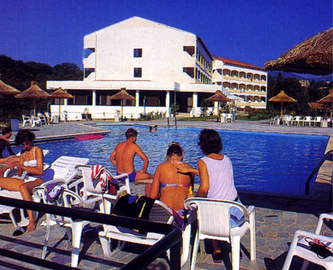 Livadi Nafsika Hotel in Dassia, Korfu Außenaufnahme