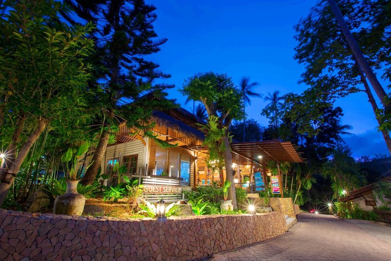 Panviman Resort Koh Phangan in Thong Nai Pan Beach, Koh Samui (Thailand) Lounge/Empfang