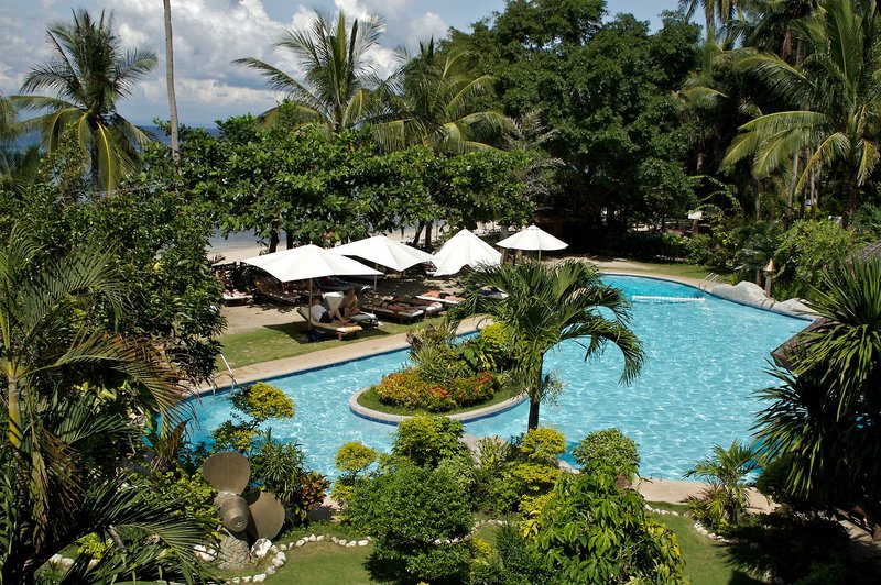 Coco Beach Resort in Puerto Galera, Manila (Phillippien) Pool
