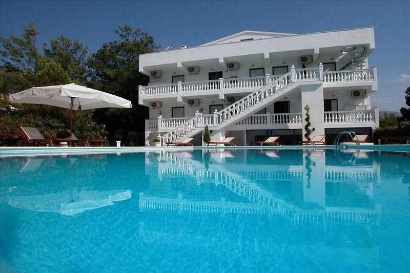 Kazaviti Hotel & Apartments in Prinos, Thassos Pool