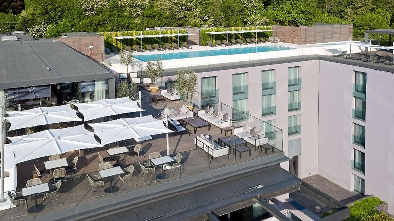 Hilton Lake Como in Como, Mailand (Linate) Terrasse