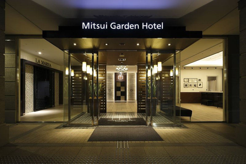 Mitsui Garden Hotel Shiodome Italia-gai in Tokio, Tokyo (New Int.,Japan) Außenaufnahme